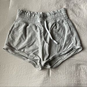 grey hollister sweat shorts
